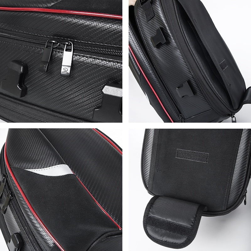 Multifunctional Motorcycle Hard Shell Rear Seat Shoulder Messenger Bag - Gadgets and more