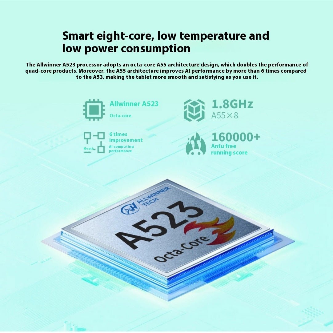 Android 13 Tablet 8 - inch HD Eight - core Student 4GB 64GB - Gadgets and more