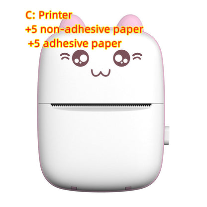 Bluetooth WiFi New Wrong Printer Mobile Phone Photo Title Note Hot Print Pocket Student Error Label Printer - Gadgets and more