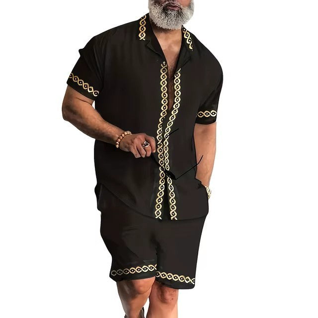 Fashion 3D Digital Printing Hawaiian Vacation Shirt Shorts - Gadgets and more