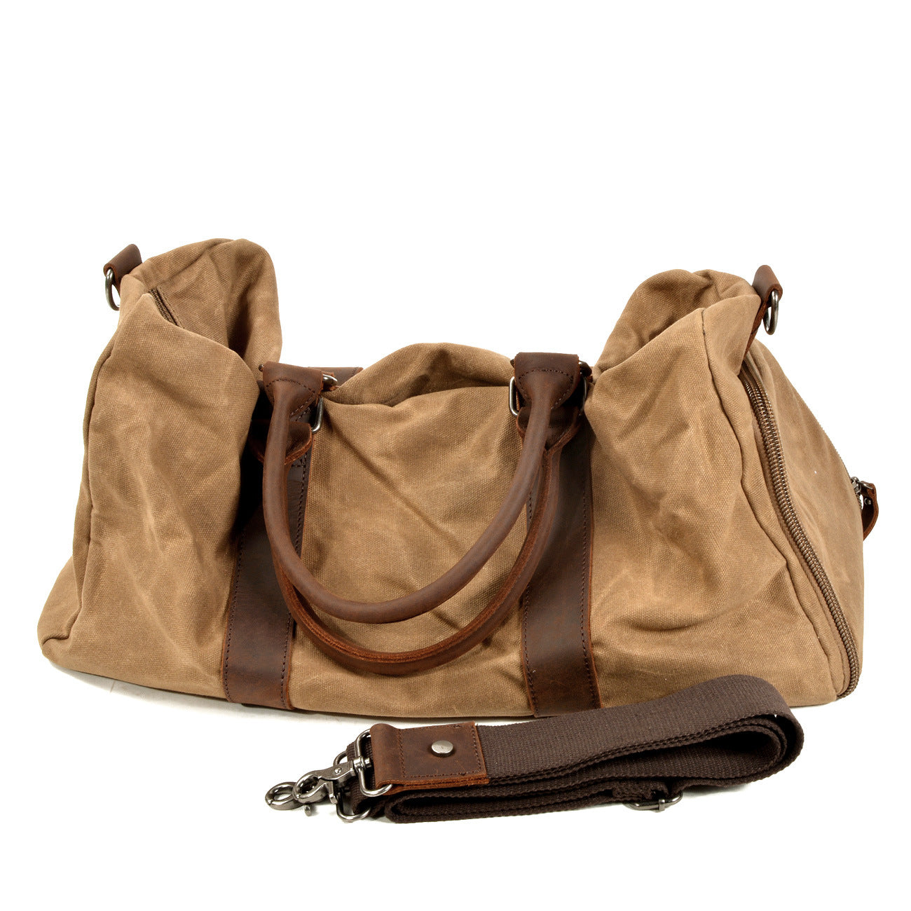 Men's One-shoulder Portable Training Dry Wet Separation Swimming Large Capacity Canvas Luggage Travel Bag - Gadgets and more