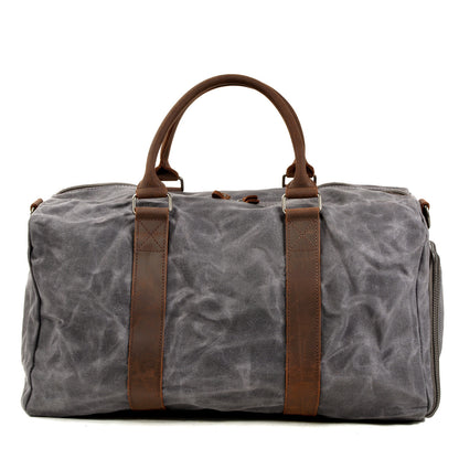 Men's One-shoulder Portable Training Dry Wet Separation Swimming Large Capacity Canvas Luggage Travel Bag - Gadgets and more