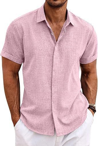 Men's Shirt Short Sleeve Casual Buckle - Gadgets and more
