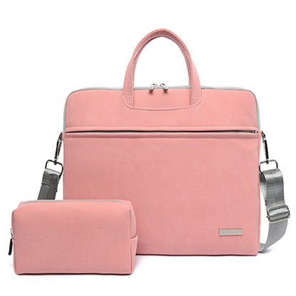 PU Leather Women Laptop Bag Notebook Carrying Case Briefcase For Macbook Air 13.3 14 15.6 Inch Men Handbags Shoulder Mouse Bag - Gadgets and more