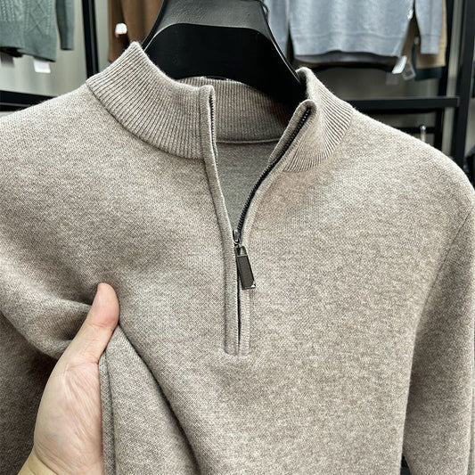 Casual Half Zipper Thermal Knitwear Coat - Gadgets and more
