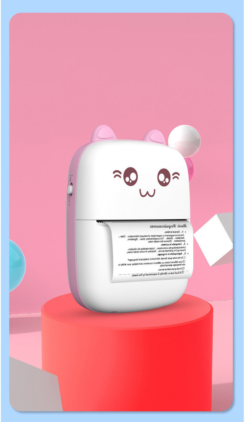 Bluetooth WiFi New Wrong Printer Mobile Phone Photo Title Note Hot Print Pocket Student Error Label Printer - Gadgets and more