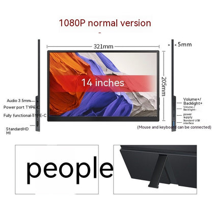 Touch Portable Monitor Mobile Phone Computer Game External Expansion Screen - Gadgets and more
