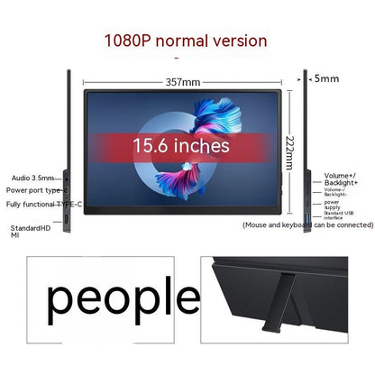Touch Portable Monitor Mobile Phone Computer Game External Expansion Screen - Gadgets and more