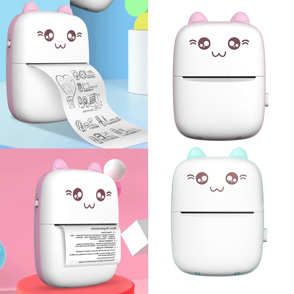 Bluetooth WiFi New Wrong Printer Mobile Phone Photo Title Note Hot Print Pocket Student Error Label Printer - Gadgets and more
