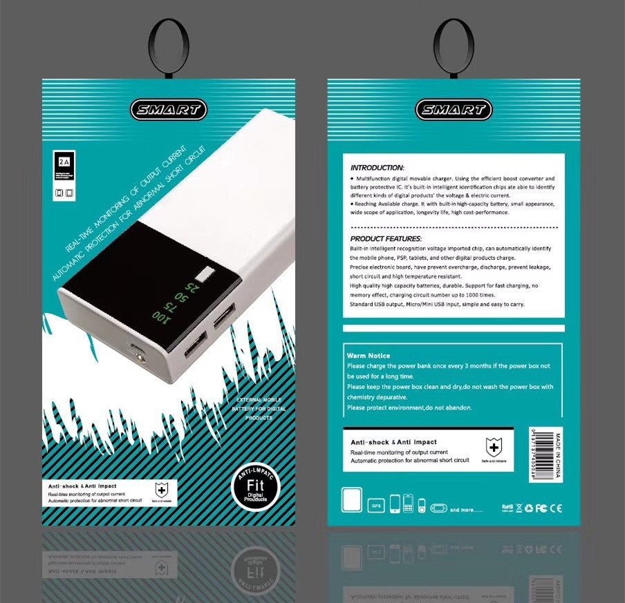 New 20000Mah Power Bank Black Rice Power Bank Customized Power Bank Power Bank - Gadgets and more
