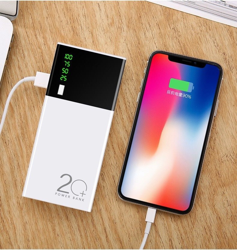 New 20000Mah Power Bank Black Rice Power Bank Customized Power Bank Power Bank - Gadgets and more