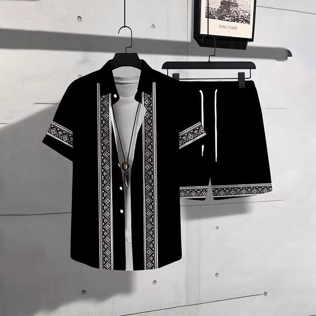 Fashion 3D Digital Printing Hawaiian Vacation Shirt Shorts - Gadgets and more