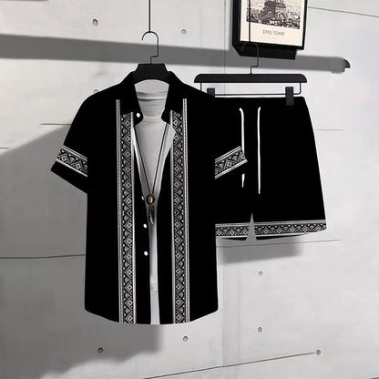 Fashion 3D Digital Printing Hawaiian Vacation Shirt Shorts - Gadgets and more