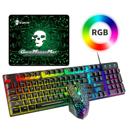 Kuiying T6RGB Luminous Keyboard And Mouse Set - Gadgets and more