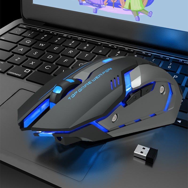 Wireless Charging Silent Gaming Mouse Machinery - Hsam the store 4every1