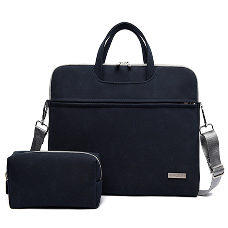 PU Leather Women Laptop Bag Notebook Carrying Case Briefcase For Macbook Air 13.3 14 15.6 Inch Men Handbags Shoulder Mouse Bag - Gadgets and more