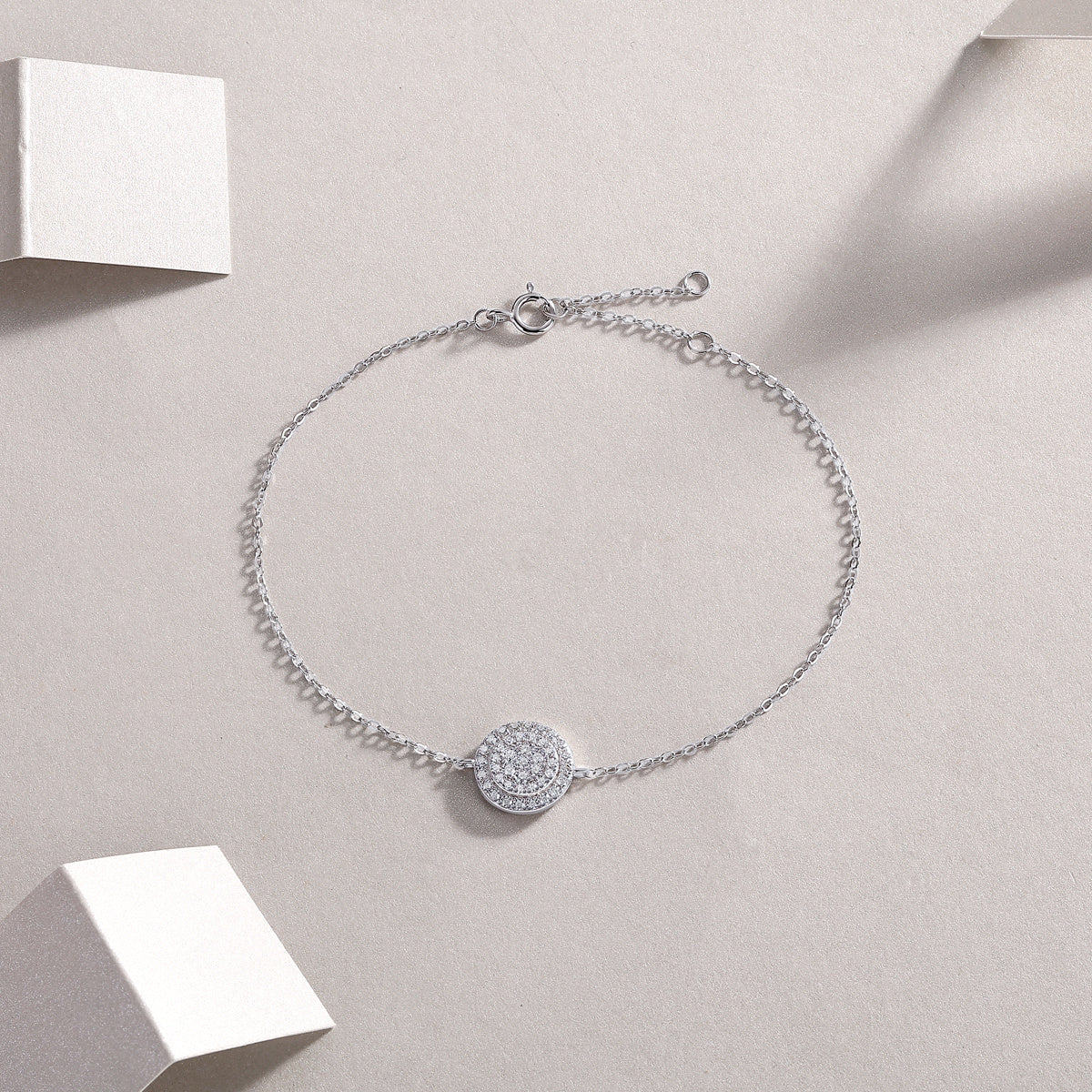 Luxury Fashion Mossan Diamond S925 Silver Bracelet - Gadgets and more
