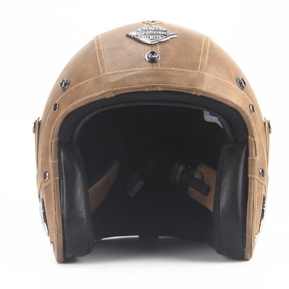 Retro 34 Motorcycle Helmet - Gadgets and more