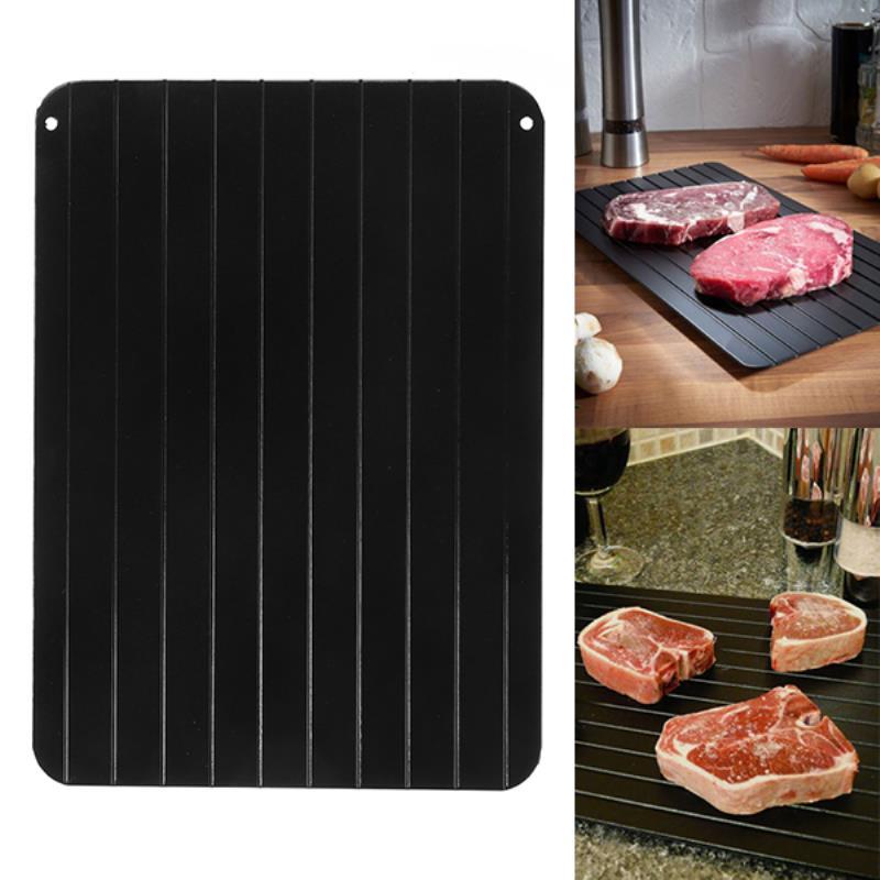 Fast Defrosting Tray Thaw  Kitchen Quick Aluminum Thaw Plate - Gadgets and more