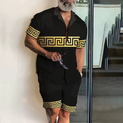 Fashion 3D Digital Printing Hawaiian Vacation Shirt Shorts - Gadgets and more