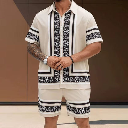 Fashion 3D Digital Printing Hawaiian Vacation Shirt Shorts - Gadgets and more