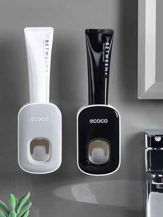 Wall Mounted Automatic Toothpaste Holder Bathroom Accessories Set Dispenser - Gadgets and more
