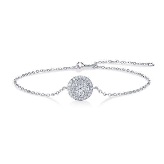 Luxury Fashion Mossan Diamond S925 Silver Bracelet - Gadgets and more