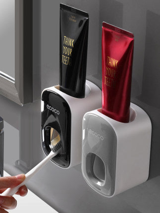 Wall Mounted Automatic Toothpaste Holder Bathroom Accessories Set Dispenser - Gadgets and more
