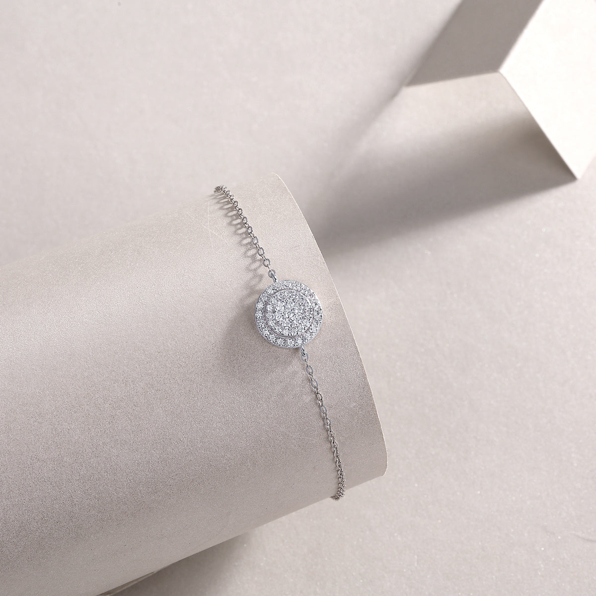 Luxury Fashion Mossan Diamond S925 Silver Bracelet - Gadgets and more