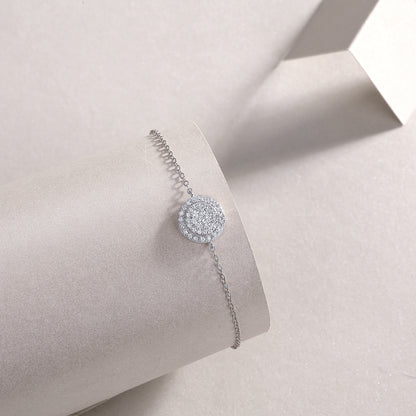 Luxury Fashion Mossan Diamond S925 Silver Bracelet - Gadgets and more