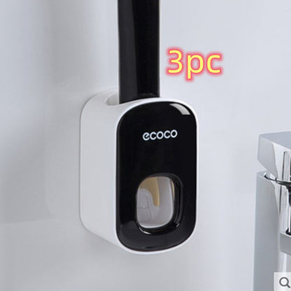 Wall Mounted Automatic Toothpaste Holder Bathroom Accessories Set Dispenser - Gadgets and more