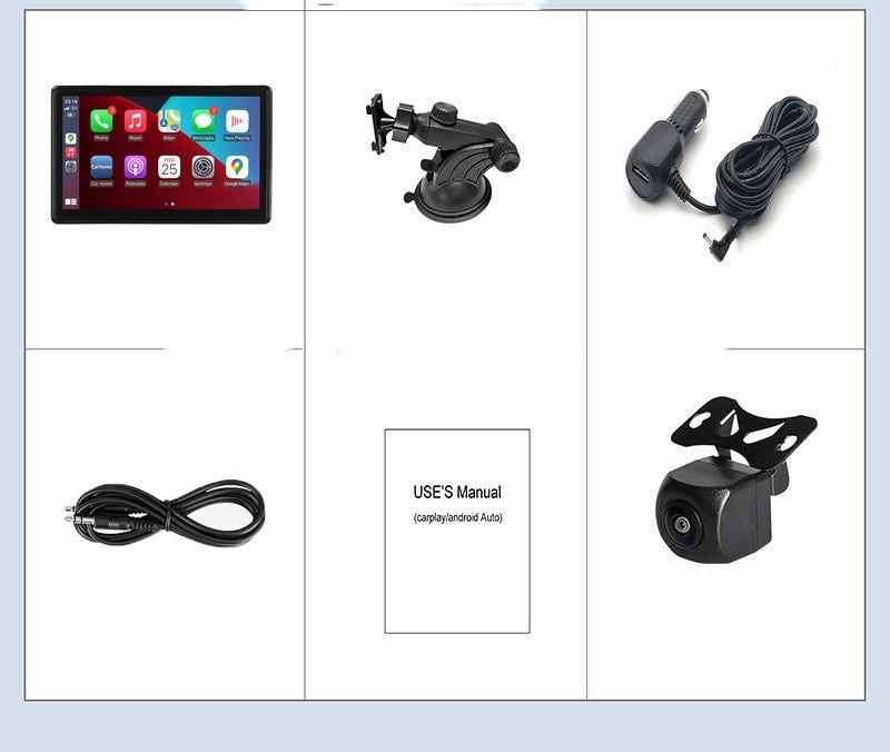 Portable IPS Car Smart Screen Wireless Projection Screen Carplay Android AUTO - Gadgets and more