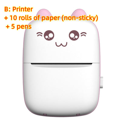 Bluetooth WiFi New Wrong Printer Mobile Phone Photo Title Note Hot Print Pocket Student Error Label Printer - Gadgets and more