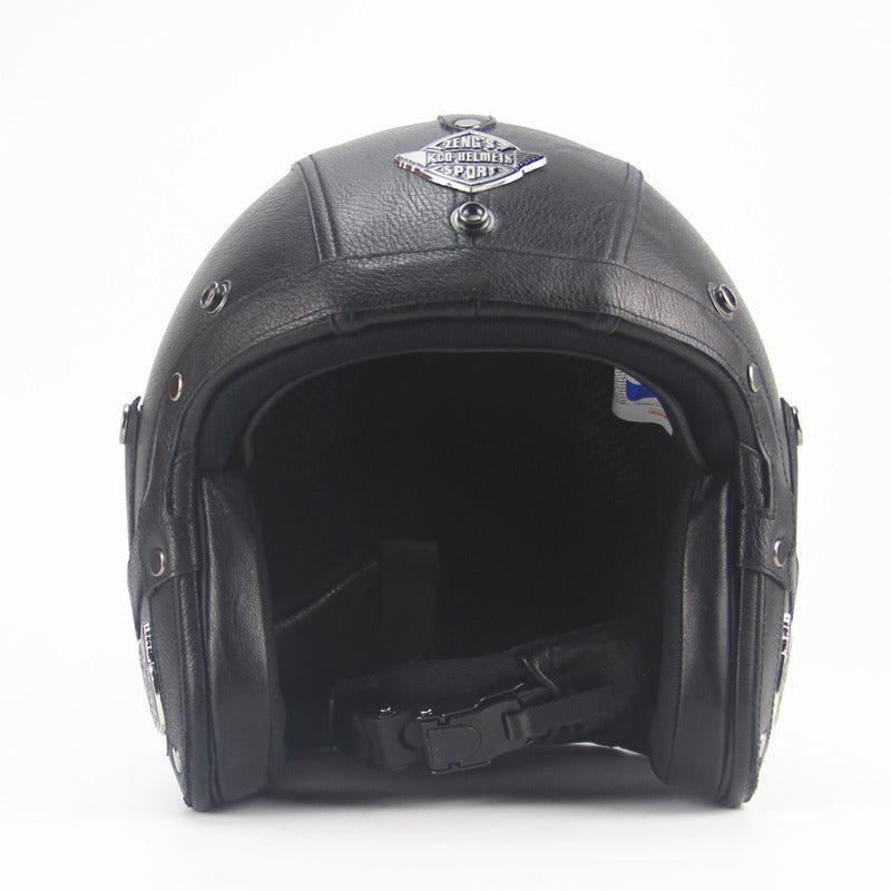 Retro 34 Motorcycle Helmet - Gadgets and more
