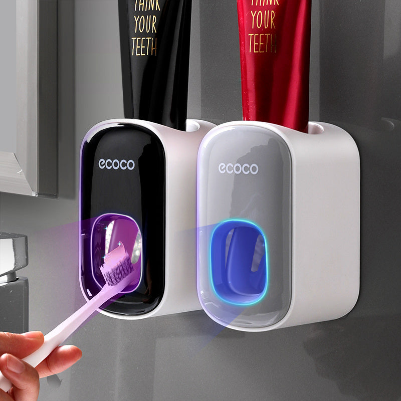 Wall Mounted Automatic Toothpaste Holder Bathroom Accessories Set Dispenser - Gadgets and more