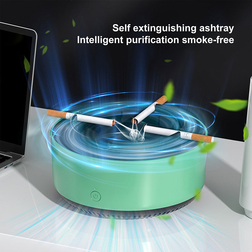 Air Purifier Ashtray Intelligent Electronic Ashtray For Filtering Second-Hand Smoke From Cigarettes Remove Smoking Home Office - Gadgets and more