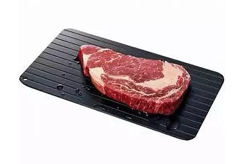 Fast Defrosting Tray Thaw  Kitchen Quick Aluminum Thaw Plate - Gadgets and more