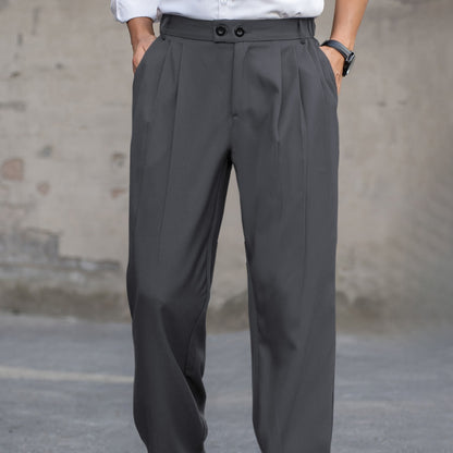 Men's Loose Drooping Casual Wide-leg Trousers Suit Pants Fashion