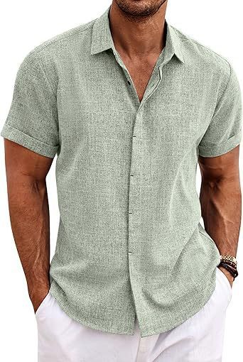 Men's Shirt Short Sleeve Casual Buckle - Gadgets and more