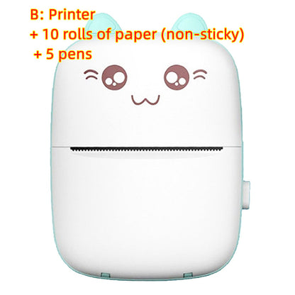 Bluetooth WiFi New Wrong Printer Mobile Phone Photo Title Note Hot Print Pocket Student Error Label Printer - Gadgets and more