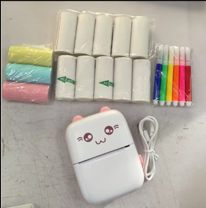 Bluetooth WiFi New Wrong Printer Mobile Phone Photo Title Note Hot Print Pocket Student Error Label Printer - Gadgets and more