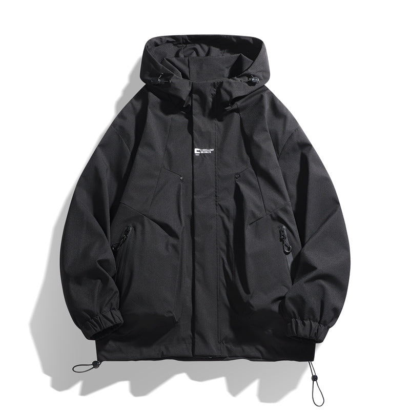 Hooded Sports Versatile Personality Casual Jacket - Gadgets and more