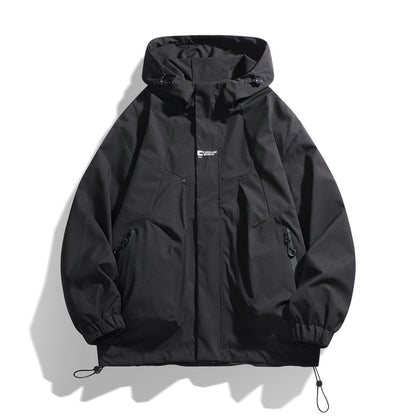 Hooded Sports Versatile Personality Casual Jacket - Gadgets and more
