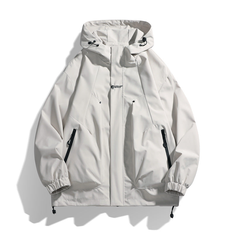 Hooded Sports Versatile Personality Casual Jacket - Gadgets and more