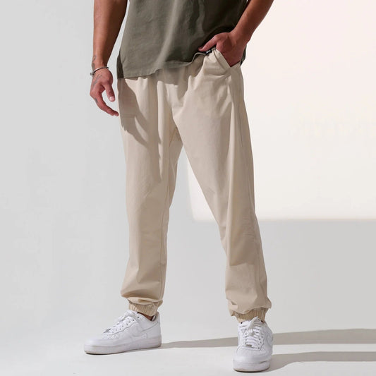 Men's Sports And Leisure Solid Color Pants Hsam the best store