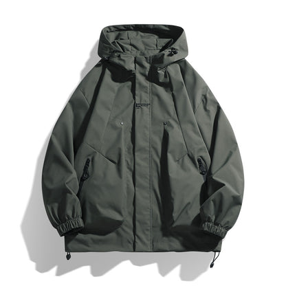 Hooded Sports Versatile Personality Casual Jacket - Gadgets and more