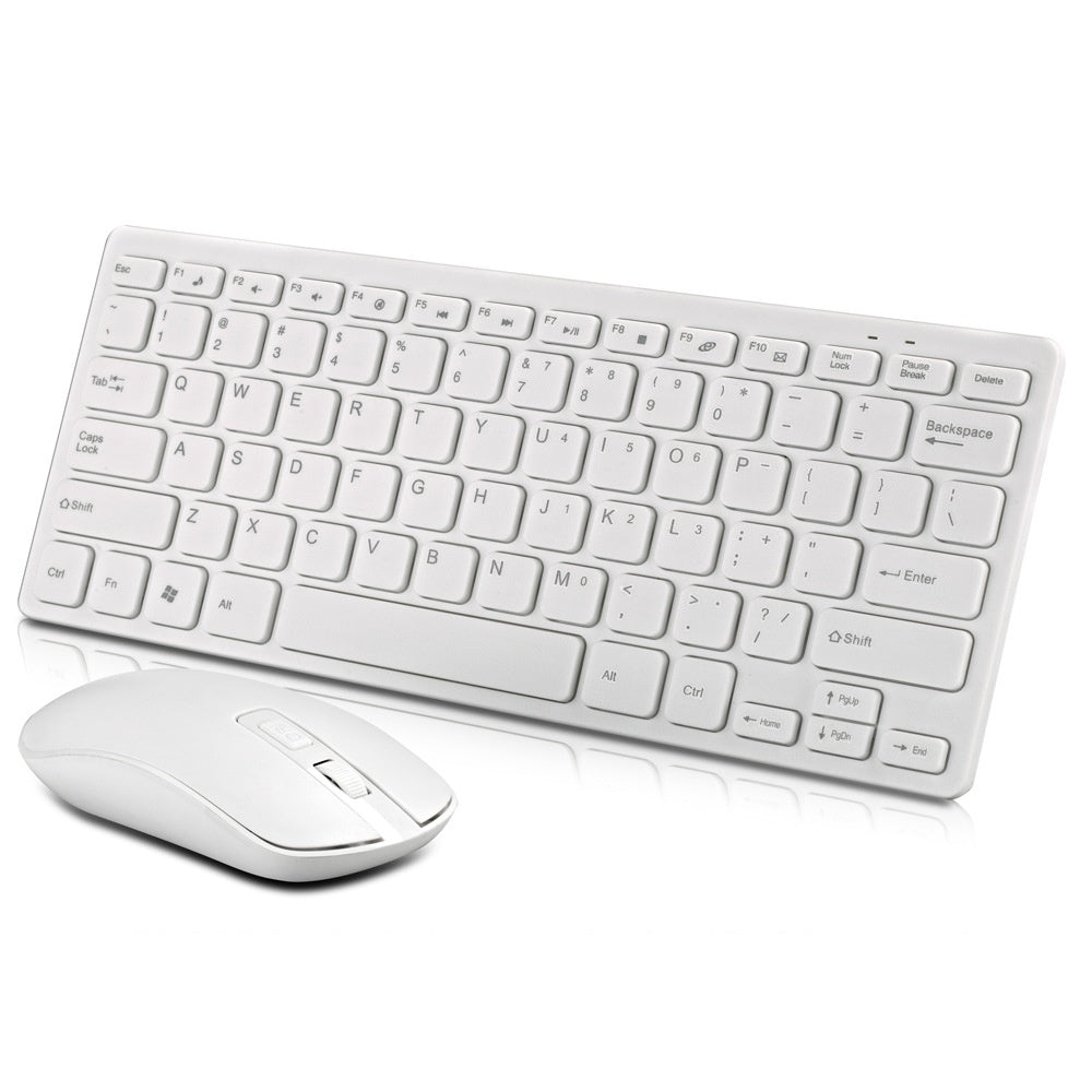 Wireless Keyboard And Mouse Set Chocolate - Hsam the store 4every1