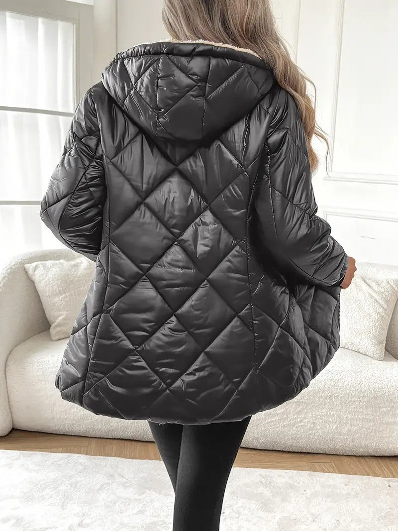 Autumn And Winter Long Sleeves Diamond Lattice - Gadgets and more