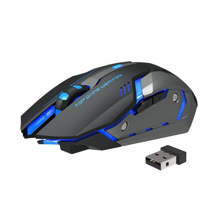 Wireless Charging Silent Gaming Mouse Machinery - Hsam the store 4every1