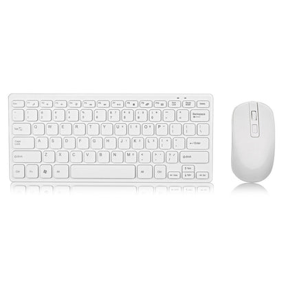 Wireless Keyboard And Mouse Set Chocolate - Hsam the store 4every1